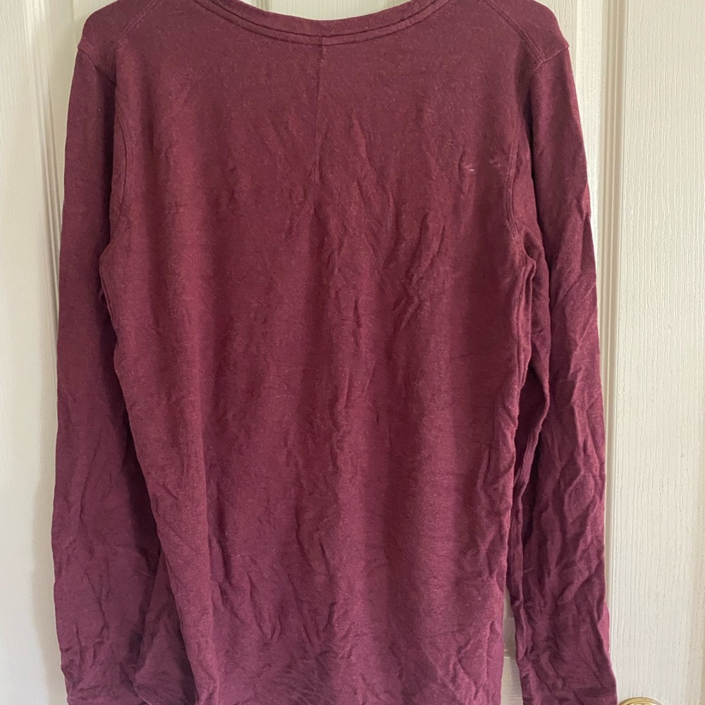 lululemon athletica Burgundy Crew Neck Sweater